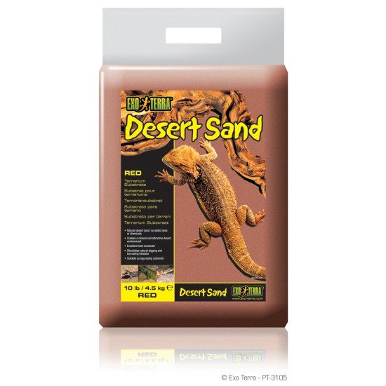 PT3105, Exo Terra Desert Sand Red 4.5 kg